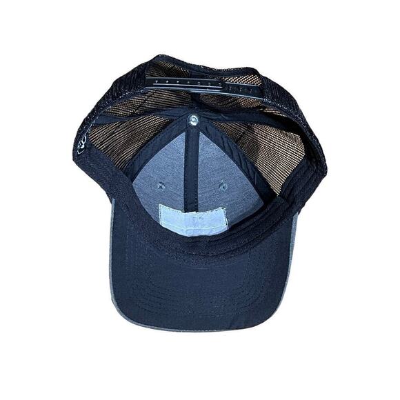 Men's Outdoor Cap Golf Club Patch Grey/Black Snapback mesh hat. Golf. Clubs - Picture 7 of 9